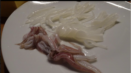 ケンサキイカやっと釣れた。